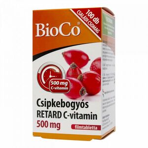 BioCo Csipkebogyós Retard C-vitamin 500 mg tabletta 100 db kép
