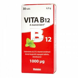 Vitabalans Vita-B12 1000mcg tabletta 30 db kép