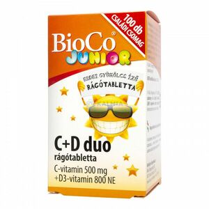 BioCo C+D duo Junior rágótabletta 100 db kép