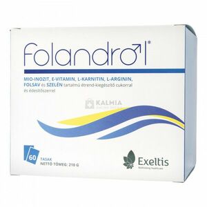 Folandrol folsav+szelén tartalmú étrend-kiegészítő por 60 db kép