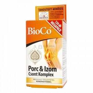 BioCo Porc & Izom Csont Komplex étrend-kiegészítő tabletta 120 db kép