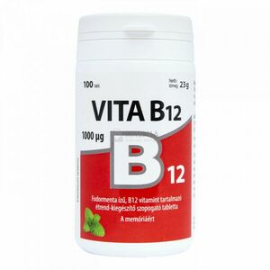 Vitabalans B12-vitamin 1000 mcg étrend-kiegészítő szopogató tabletta 100 db kép