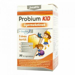JutaVit Probium Kid gyermekeknek + inulin rágótabletta 30 db kép