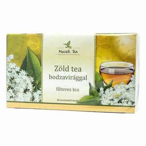 Mecsek zöld tea bodzavirággal filteres 20 db kép