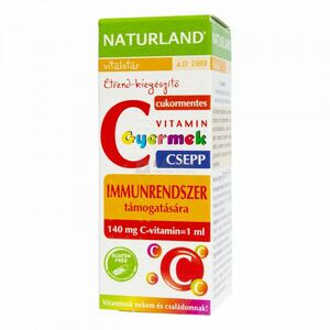 Naturland C-vitamin étrend-kiegészítő cseppek elsősorban gyermekeknek 30 ml kép