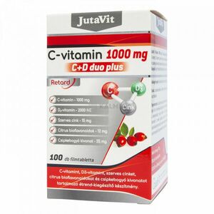 JutaVit C+D Duo Plus 1000 mg filmtabletta 100 db kép