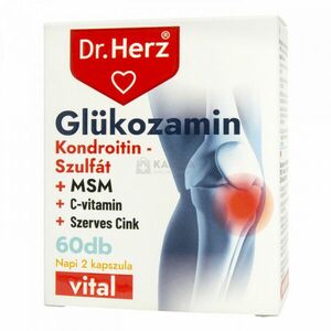 Dr. Herz Glükozamin + Kondroitin-szulfát + MSM kapszula 60 db kép
