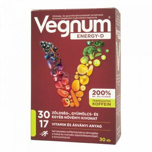 Vegnum Energy-D étrendkiegészítő kapszula 30 db kép