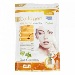JutaVit Collagen + Hialuron Komplex ananász ízű italpor 400 g kép