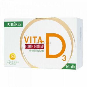Béres Vita-D3 Forte 3200 NE étrend-kiegészítő tabletta 120 db kép