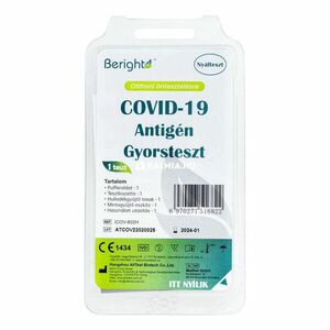 Beright Covid-19 antigén gyorsteszt nyálmintából 1 db kép