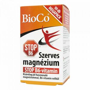 BioCo Szerves Magnézium Stop B6 Megapack tabletta 90 db kép