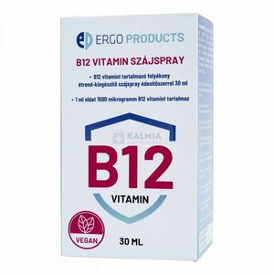 Ergo Products B12 vitamin szájspray édesítőszerrel 30 ml kép