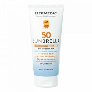 Dermedic Sunbrella Baby napfényvédő SPF50 tej 1 hónapos kortól 100 ml kép