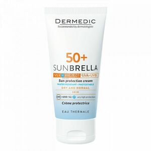 Dermedic Sunbrella fényvédő SPF50+ arckrém száraz és normál bőrre 50 ml kép