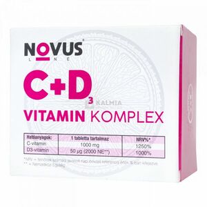 Novus Line Komplex C és D3-vitamin tabletta 100 db kép