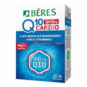 Béres Q10 Cardio 100 mg kapszula 5 mg B1-vitaminnal 30 db kép