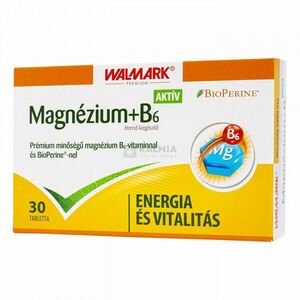 Walmark Magnézium +B6 aktív tabletta 30 db kép