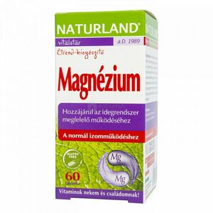 Naturland Magnézium tabletta 60 db kép