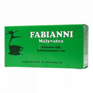 Fabianni Testsúlycsökkentő Mályva tea 20 db kép