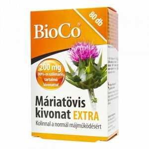 BioCo Máriatövis kivonat Extra tabletta 80 db kép