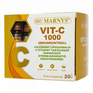 Marnys liposzómás VIT-C 1000 ivóampulla narancs ízű 20 x 10 ml kép
