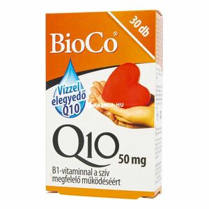 BioCo vízzel elegyedő Q10 50 mg + B1-vitamin kapszula 30 db kép