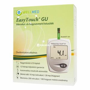 Wellmed Easy Touch GU vércukorszintmérő 1 db kép