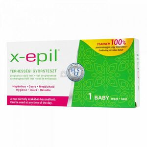 X-epil terhességi gyorsteszt csík 1 db kép