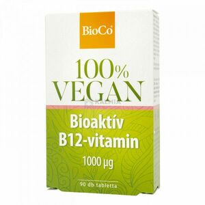 BioCo 100% vegan bioaktív B12-vitamin 1000 mg 90 db kép