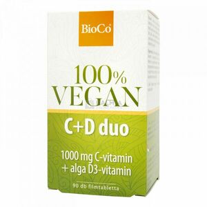 BioCo 100% vegan C+D duo 1000 mg C + alga D3 90 db kép