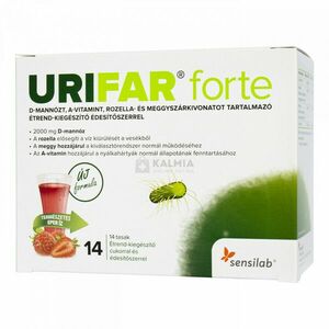Urifar Forte D-mannóz, A-vitamin, rozella- és meggyszárkivonat granulátum 14 db kép