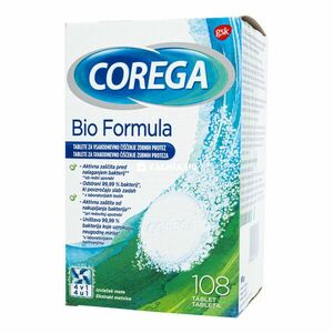 Corega bio formula műfogsortisztító tabletta 108 db kép