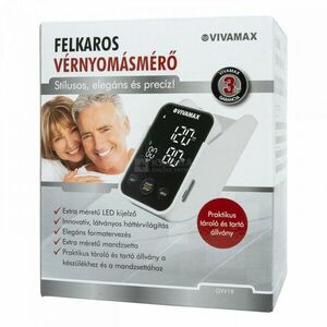 Vivamax V19 teljesen automata felkaros vérnyomásmérő kép