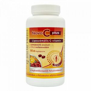 Novo C Plus Liposzómális C-vitamin +csipkebogyó kivonat 90 db kép
