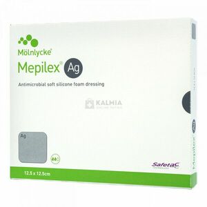 Mepilex AG antibakteriális lágy szilikon kötszer 12, 5 x 12, 5 cm 5 db kép