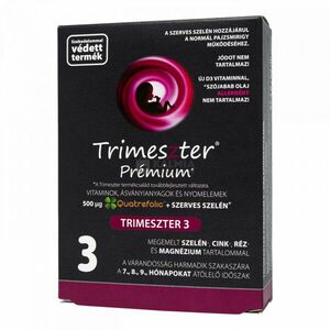 Trimeszter Prémium 3 tabletta várandósnak 60 db kép