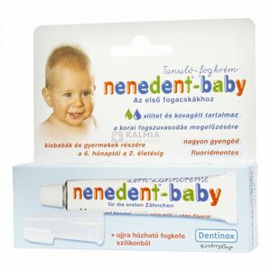 Nenedent-Baby Tanuló-fogkrém +fogkefe készlet 20 ml kép