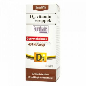 JutaVit D3-vitamin cseppek csecsemőknek, gyermekeknek 30 ml kép