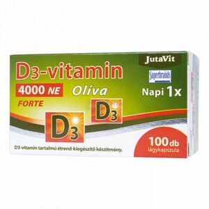JutaVit D3-vitamin 4000 NE olíva lágykapszula 100 db kép