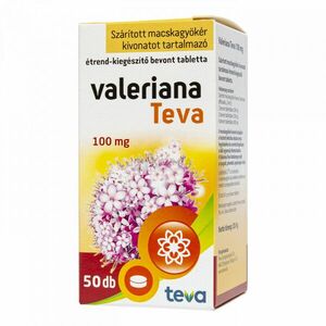 Valeriana TEVA 100 mg étrend-kiegészítő tabletta 50 db kép