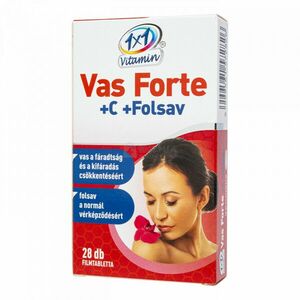1×1 Vitamin Vas Forte + C-vitamin + Folsav filmtabletta 28 db kép