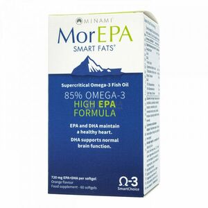 Morepa Smart Fats Omega-3 halolaj kapszula 60 db kép