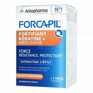 Forcapil Keratine + hajerősítő kapszula 60 db kép