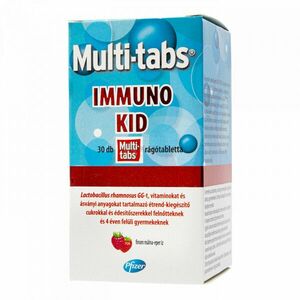 Multi-Tabs Immuno Kid multivitamin rágótabletta 30 db kép