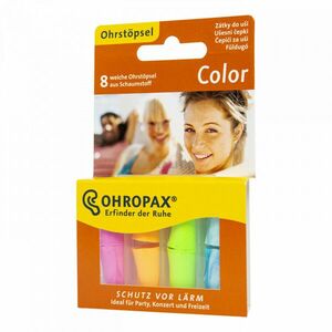 Ohropax Colorplux műanyag füldugó 4 x 1 pár kép