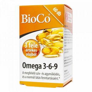 BioCo Omega 3-6-9 lágyzselatin kapszula 60 db kép