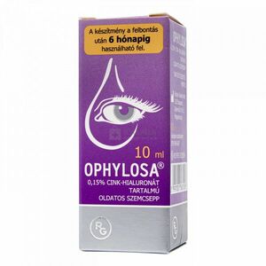 Ophylosa 0, 15% oldatos szemcsepp 10 ml kép