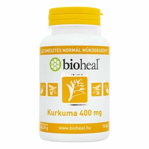 Bioheal Kurkuma 400 mg kapszula 70 db kép
