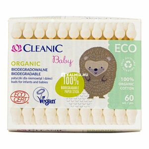 Cleanic Baby Eco Organic fültisztító pálcika 60 db kép